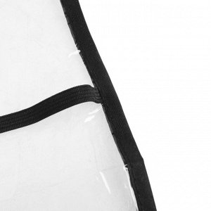 Накидка-незапинайка TORSO на спинку сиденья 58x42 см, прозрачная