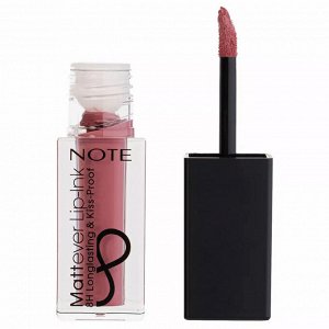 NOTE Помада-тинт жидкая матовая MATTEVER LIP-INK 07, нежно-сливовый #