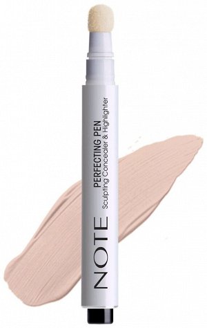 NOTE Корректирующее средство для лица PERFECTING PEN 02, теплый розовый # §