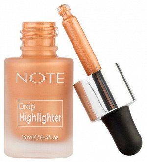 NOTE Хайлайтер жидкий DROP HIGHLIGHTER 02, бронзовый #