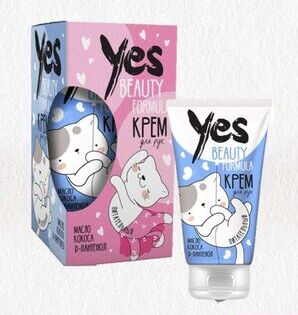 Крем для рук в подарочной упаковке YES BEAUTY FORMULA, 50 мл