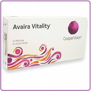 2-недельные контактные линзы Avaira Vitality (6 линз)