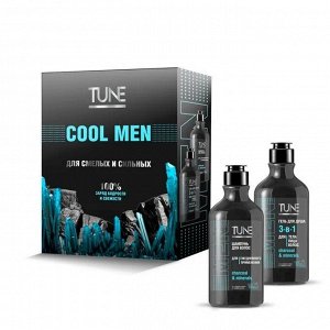 Подарочный набор TUNE COOL MEN Гель для душа 290 мл + Шампунь 290 мл