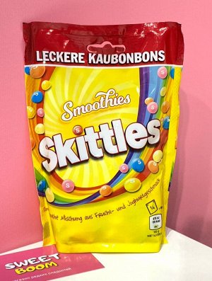 Жевательные драже со вкусом фруктового смузи Skittles Smoothie / Скитлс Смузи 160 гр