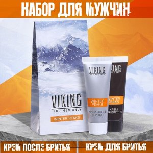 Подарочный набор Viking «Снежные вершины»: крем для бритья, 75 мл + крем после бритья, 75 мл