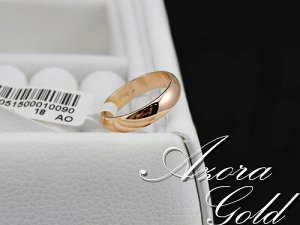 Кольцо Позолоченное розовым золотом 750 пробы (18K Gold Plated) классическое обручальное кольцо ,Классика Золота,, идеальный блеск и сияние золота, качество на высшем уровне, в прочем как обычно! Осно