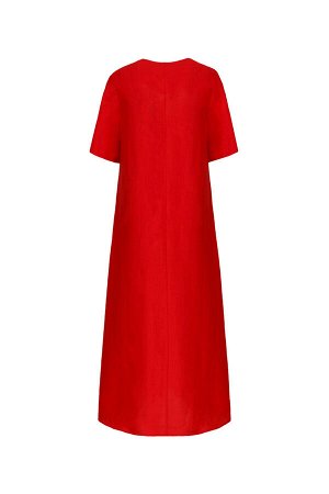 Платье Рост: 170 Состав: 70%лен 30%вискоза. Комплектация платье. Цвет красный