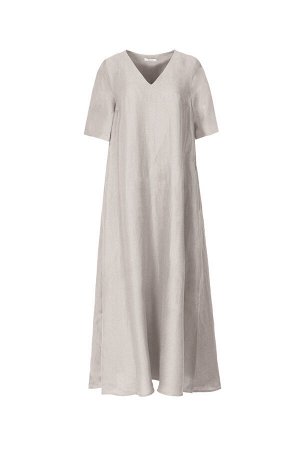 Платье Рост: 170 Состав: 70%лен 30%вискоза. Комплектация платье. Цвет светло-серый