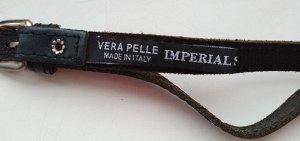 Стильный кожаный ремень от Vera Pelle, Италия