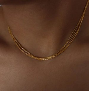 Элегантное Многослойное ожерелье (цепочка)