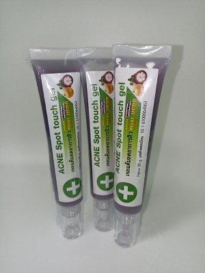 ROYAL THAI HERB Гель Точечный от Акне с Мангостином и Луком Милин  30 гр