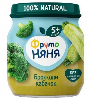 ФРУТОНЯНЯ Пюре 110г брокколи-кабачок