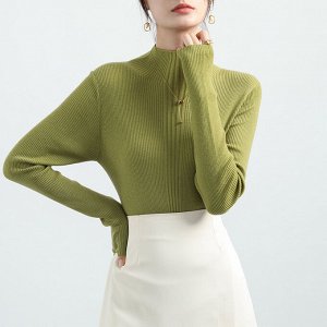 Женский тонкий пуловер "лапша"