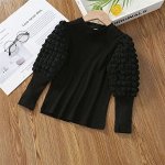 Футболка с пышными рукавами