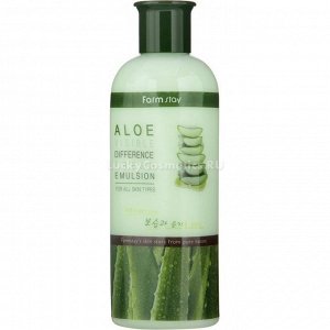 КR/ FarmStay Visible Difference Aloe Moisture Emulsion Эмульсия увлажняющая для лица "Алоэ", 350мл