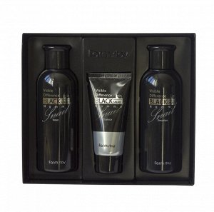 Farmstay Набор для мужчин с экстрактом улитки Black Snail for Men 3 Set