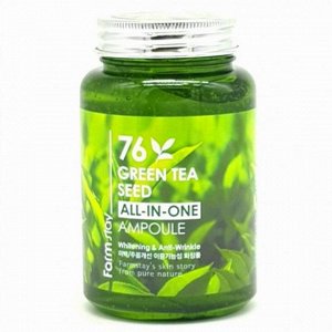 КR/ FarmStay Ампульная сыворотка 76 Green Tea All-In-One Ampoule (Зеленый чай), 250мл