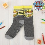 Щенячий патруль. Носки детские PAW PATROL &quot;Крепыш&quot; щит16-18 см, 4-6 лет, 80% хл.,17% п/а, 3% эл.