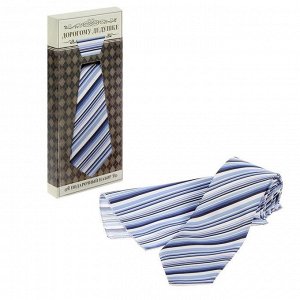 Подарочный набор: галстук и платок "Дорогому дедушке"