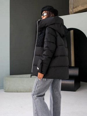 Женская зимняя куртка  черный