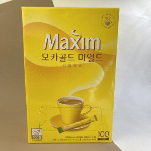 MAXIM MOCHA GOLD MILD Кофе растворимый черный 9 г x 100 стиков