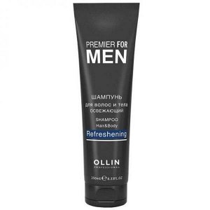 OLLIN PREMIER FOR MEN Шампунь для волос и тела освежающий 250 мл.