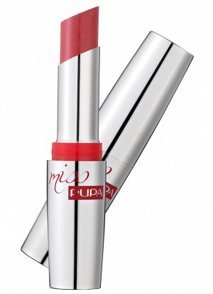 Помада ультрасияющая с эффектом объёма и хрусталя "Miss PUPA" paraben-free PUPA 2.4мл., шт