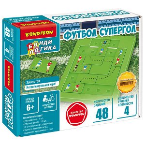 Игра настольная логическая БондиЛогика Bondibon "ФУТБОЛ. Супергол"