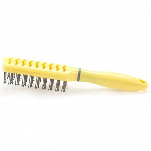 Dewal Beauty Щетка для укладки волос продувная / Лимонный пудинг DBLP3, желтый