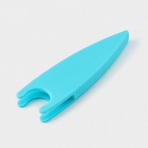 Ножницы кухонные Доляна «Эльба», 22 см, цвет голубой