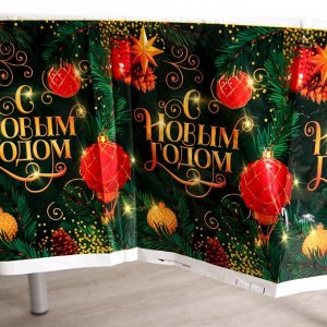 Скатерть одноразовая «С новым годом» 137 х 180 см