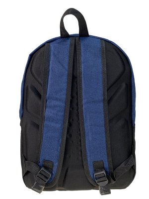 Мужской рюкзак из текстиля ,цвет синий с черным
