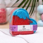 Fabrik cosmetology Сердце д/ванны бурлящее с пенкой Черничный Смузи 110г