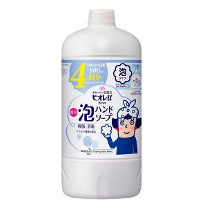 Пенка для мытья рук антибактериальная KAO Biore U Bubble Hand Soap с цитрус. ар, 770мл