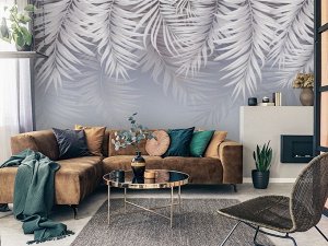 3D Фотообои «Туманные ветви».