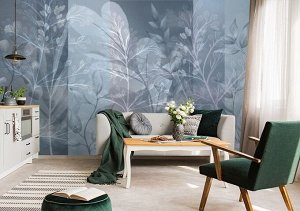 3D Фотообои «Тровинки в холодных тонах».