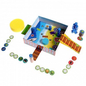 Настольная игра для детей на меткость «Бешеный полёт», 2-4 игрока, 8+