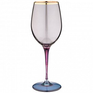 Набор бокалов для вина из 6 штук 380мл "premium colors"