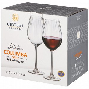 Набор бокалов для вина "columba optic" из 6шт 500мл