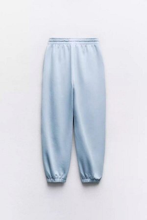 Женские голубые брюки