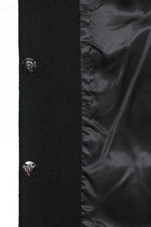 Шерстяное Пальто Шалька, Черный Арт. 507