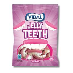 Мармелад в виде челюстей с фруктовым вкусом Vidal Jelly Teeth 90 гр