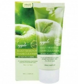 Пенка, д/умывания с экстрактом яблока/Professional Daily Moisture Foam Cleansing Apple, Anjo , 100 г,