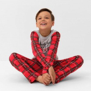 Пижама детская для мальчика KAFTAN "X-mas" 32 (110-116)