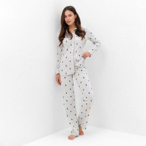 Пижама новогодняя женская (футболка, брюки) KAFTAN «Елки»