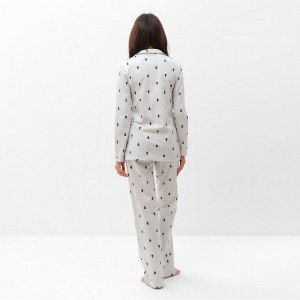 Пижама новогодняя женская (футболка, брюки) KAFTAN «Елки»