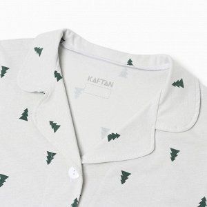 Пижама новогодняя женская (футболка, брюки) KAFTAN «Елки»