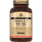 Омега-3 тройная ЭПК и ДГК Solgar/Солгар капсулы 950мг 100шт