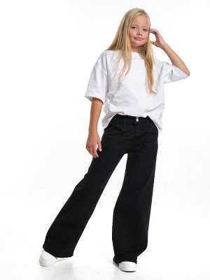 Черные джинсы для девочки (122-146см) 33-1074-2(3) черный