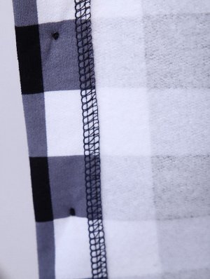 РБ010 Рубашка "Тимур" (белый; черный)